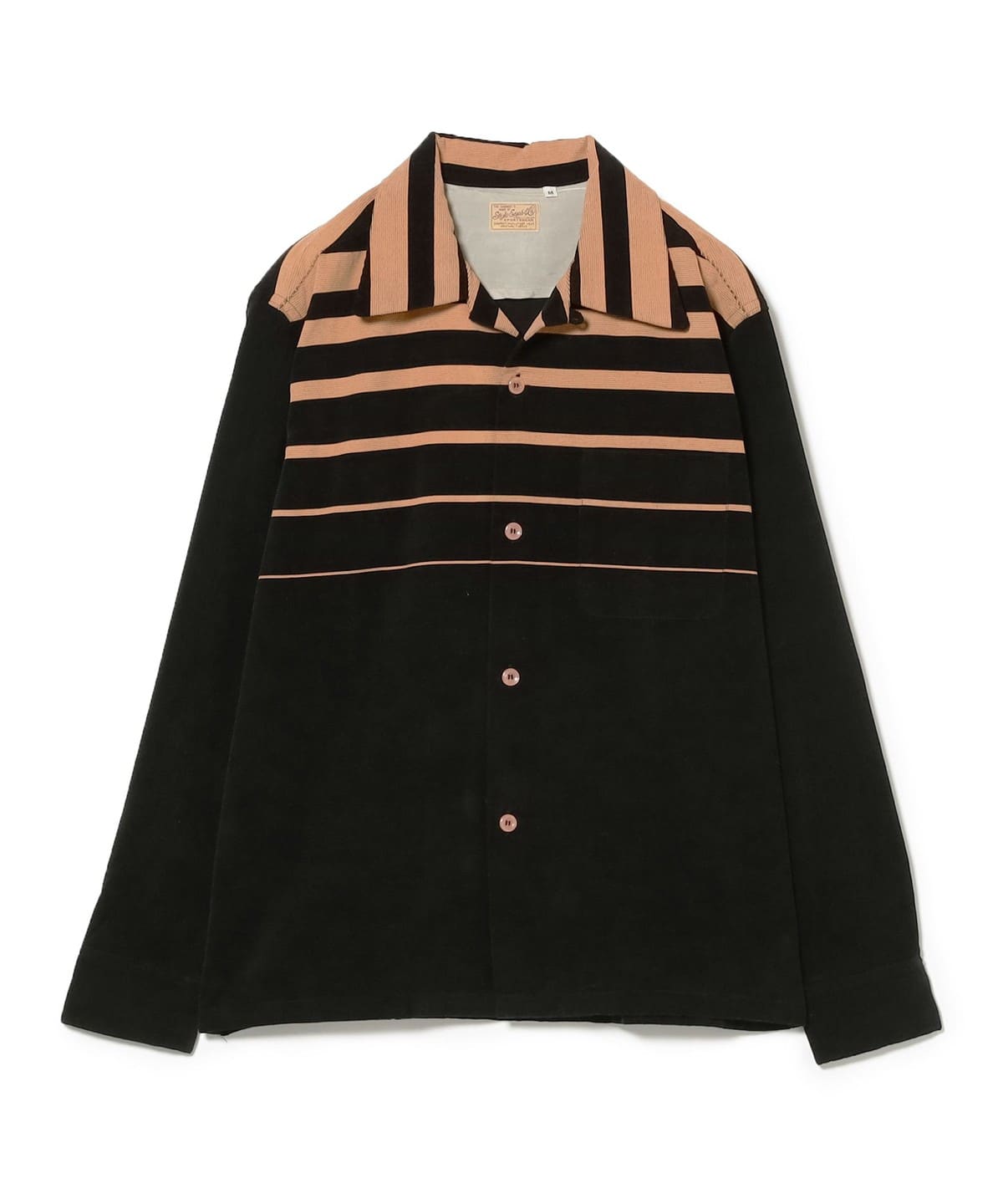 STYLE EYES スタイルアイズ / Corduroy Sports Shirt "STRIPE" シャツ・ブラウス WOMEN BLACK M STYLE EYES スタイルアイズ / Corduroy Sports Shirt "STRIPE" シャツ・ブラウス WOMEN BLACK M