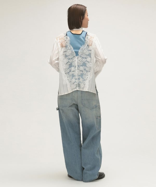 BEAMS BOY（ビームスボーイ）の「maturely / Lace Ruffle Blouse