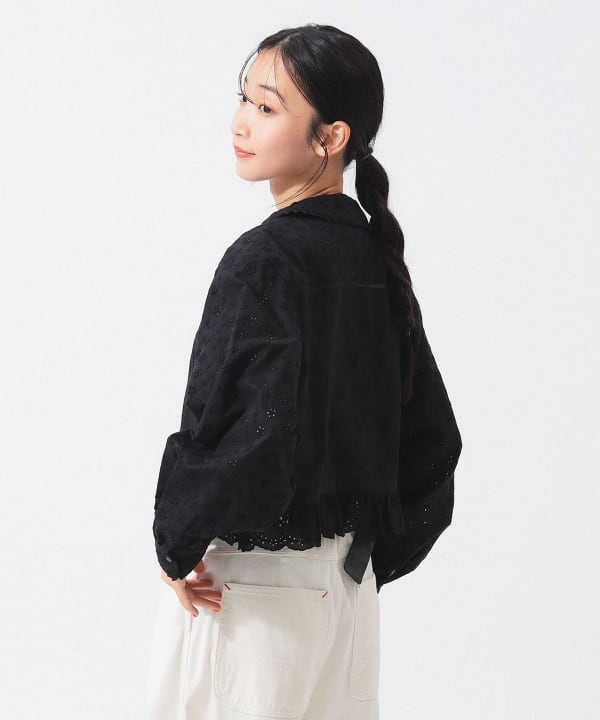 BEAMS BOY（ビームス ボーイ）カットワーク ショート シャツ