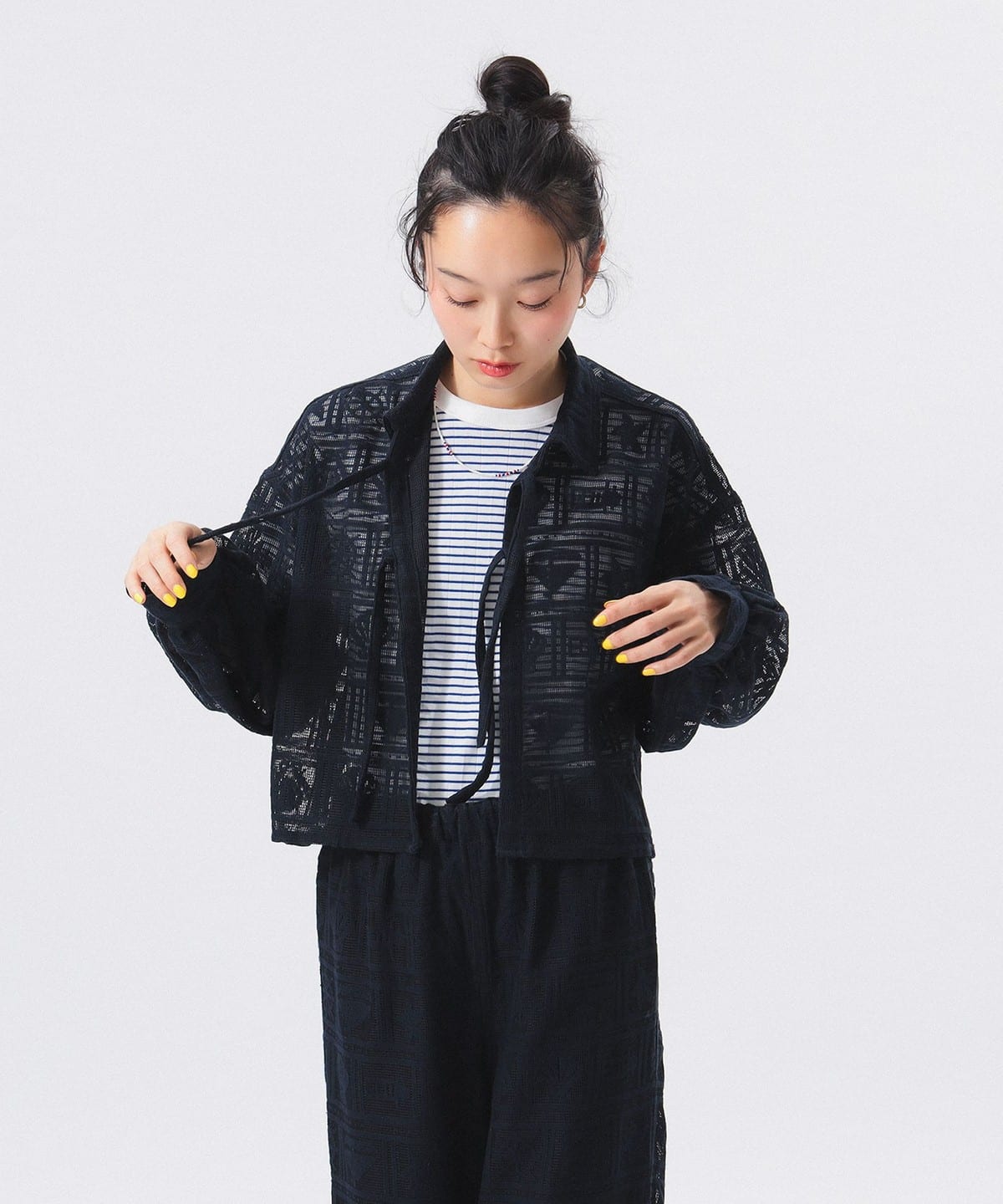 【7/3新規値下げ】ボーイ マリン レース シャツ シャツ・ブラウス WOMEN NAVY ONE SIZE 【7/3新規値下げ】ボーイ マリン レース シャツ シャツ・ブラウス WOMEN NAVY ONE SIZE