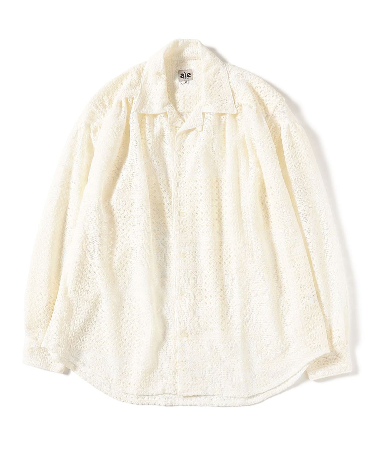 AiE エーアイイー / Painter Shirt シャツ・ブラウス WOMEN Off White A XS AiE エーアイイー / Painter Shirt シャツ・ブラウス WOMEN Off White A XS