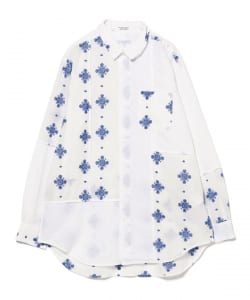 ENGINEERED GARMENTS / COMBO SHORT COLLAR SHIRT