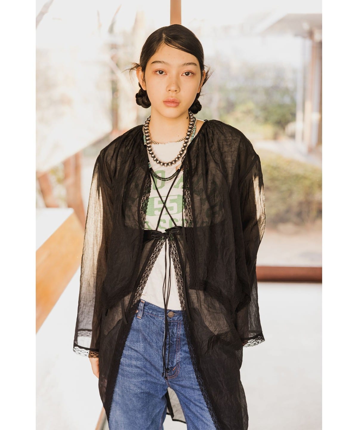 〈WOMEN〉トライアングル シャツ シャツ・ブラウス WOMEN BLACK ONE SIZE 〈WOMEN〉トライアングル シャツ シャツ・ブラウス WOMEN BLACK ONE SIZE