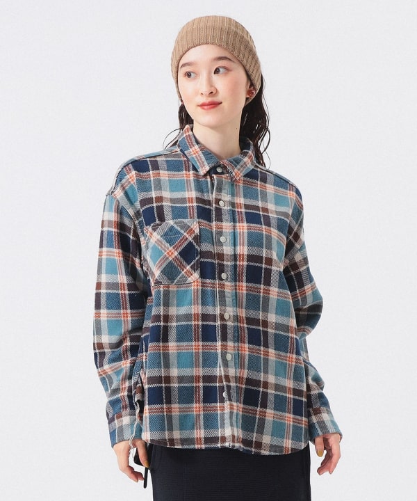 【BEAMS BOY】チェックシャツ BEAMS BOY（ビームス ボーイ）ワーク チェック シャツ（シャツ