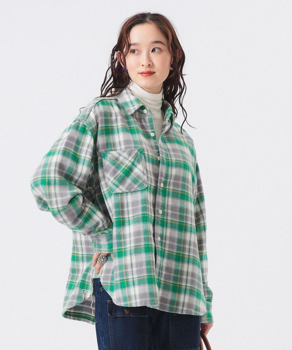 BEAMS BOY（ビームス ボーイ）ワーク チェック シャツ（シャツ