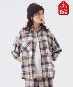 【+15%ポイントUP】ワーク チェック シャツ