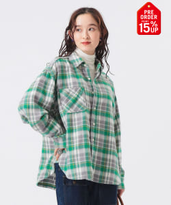 【+15%ポイントUP】ワーク チェック シャツ