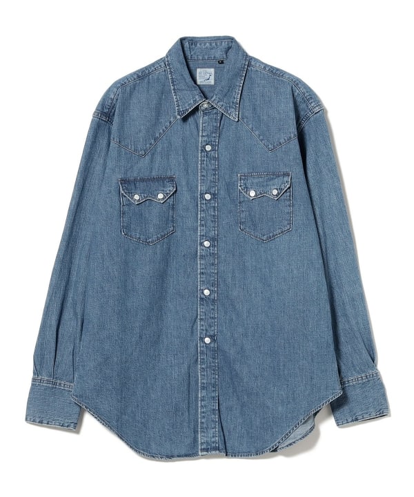 サイズ3！orslow デニムウエスタンシャツ 楽天市場】orSlow オアスロウ 01-8124-95 Denim Western Shirt デニム
