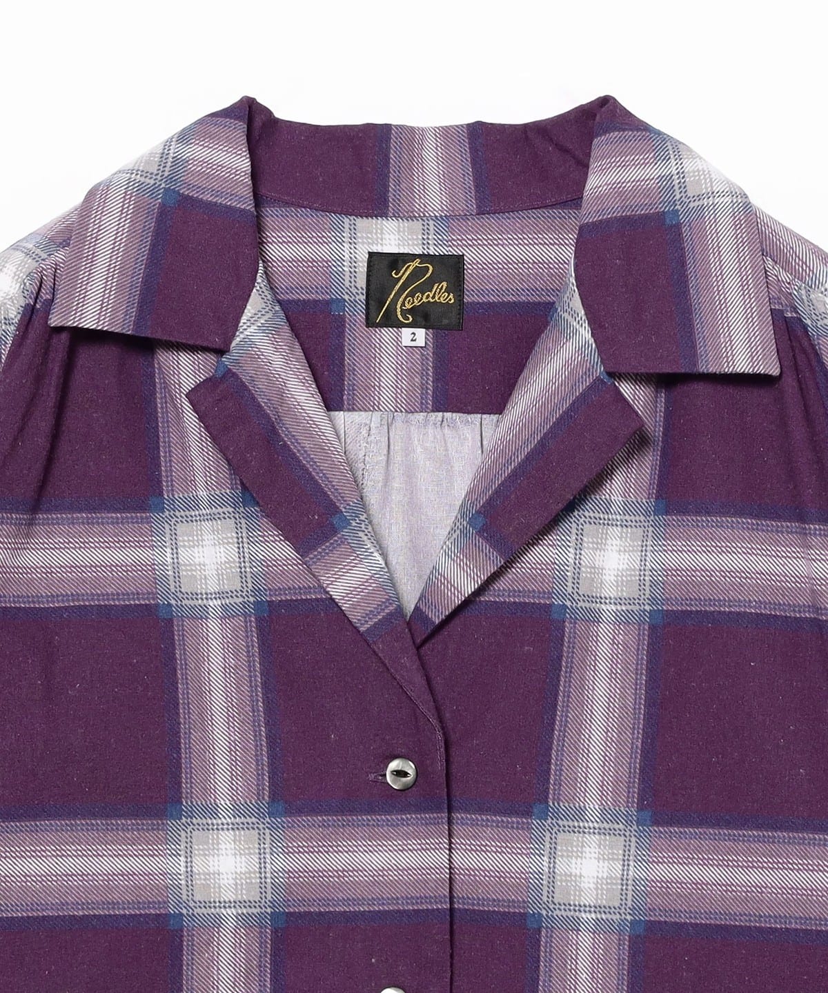 【新品未使用タグ付き】BEAMS BOY / NEEDLES ギャザーブラウス BEAMS BOY（ビームス ボーイ）NEEDLES / Gathered Blouse（シャツ