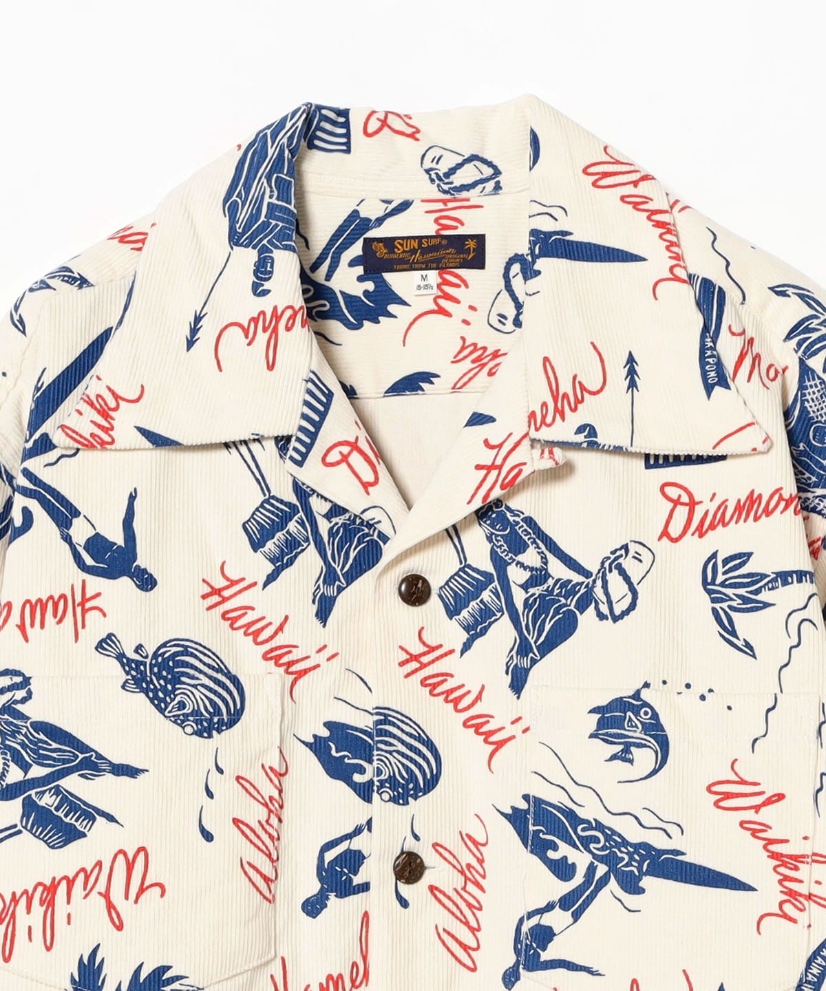 BEAMS BOY（ビームス ボーイ）SUN SURF / CORDUROY OPEN SHIRT（シャツ
