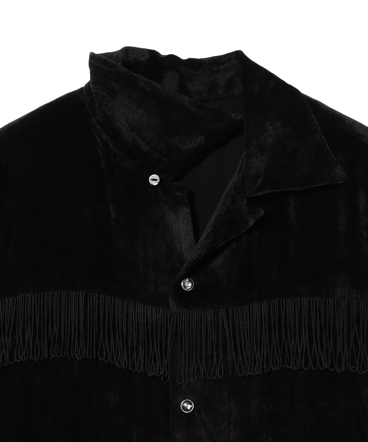 needles beamsboy シャツ BEAMS BOY（ビームス ボーイ）NEEDLES / Fringe Open Collar Shirt