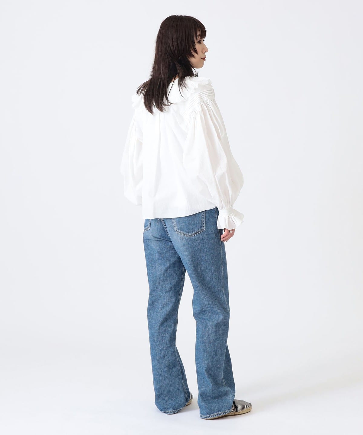 BEAMS JAPAN（ビームス ジャパン）〈WOMEN〉エンブロイダリー ブラウス