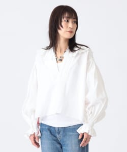 〈WOMEN〉エンブロイダリー ブラウス