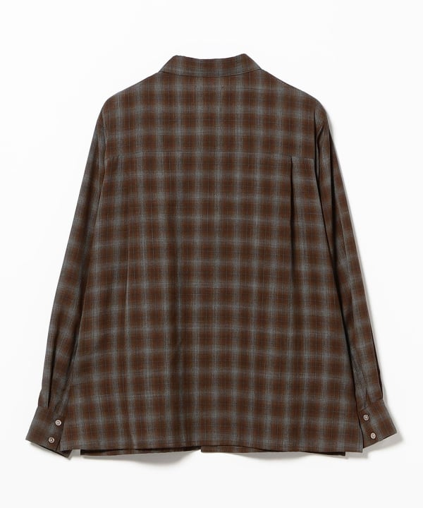maturely / TW チェック ロングスリーブ シャツ