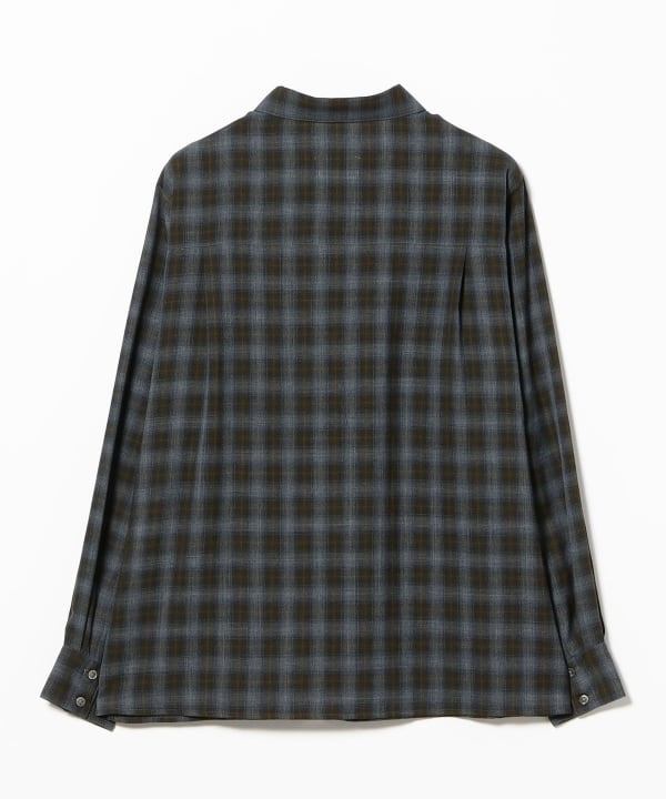 maturely / TW チェック ロングスリーブ シャツ