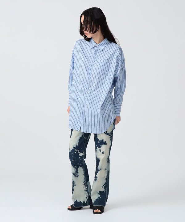 〈WOMEN〉ロング シャツ Model : H170 B83 W60 H87　Size : SIZE 1