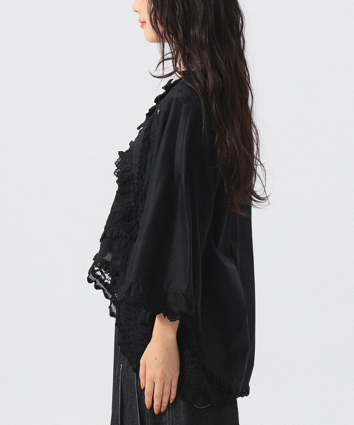 TORI-TO × BEAMS BOY チュニック パッチワーク ブラウス 長袖 BEAMS SELECTION for WOMEN（ビームス セレクション for ウィメン