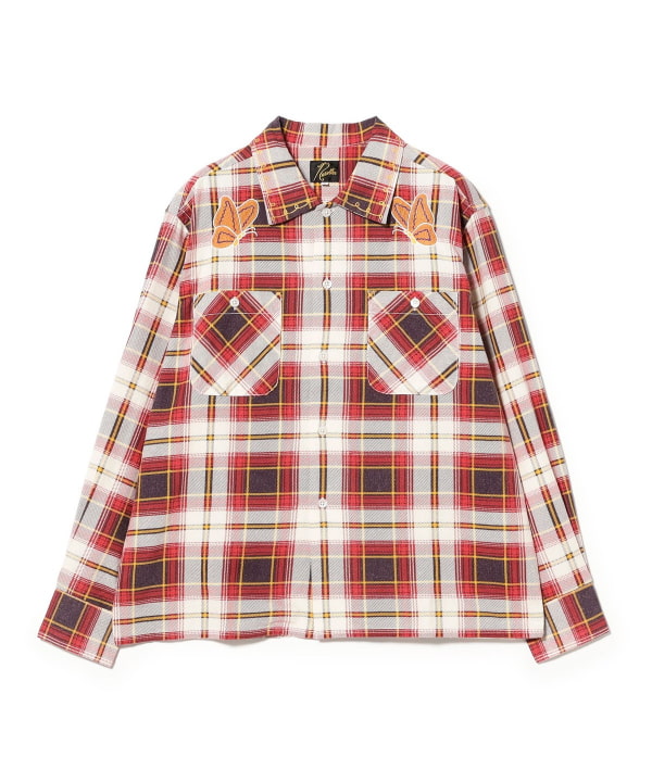 NEEDLES / One-Up Shirt - Printed Flannel Plaid
