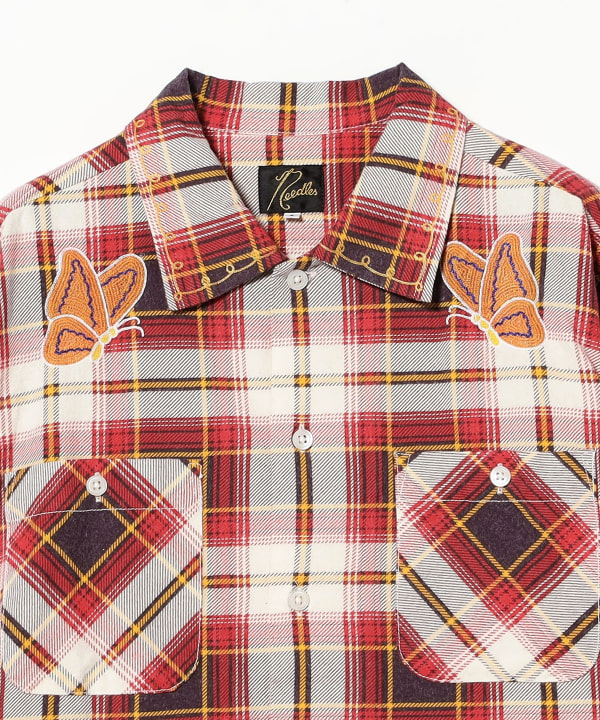 NEEDLES / One-Up Shirt - Printed Flannel Plaid