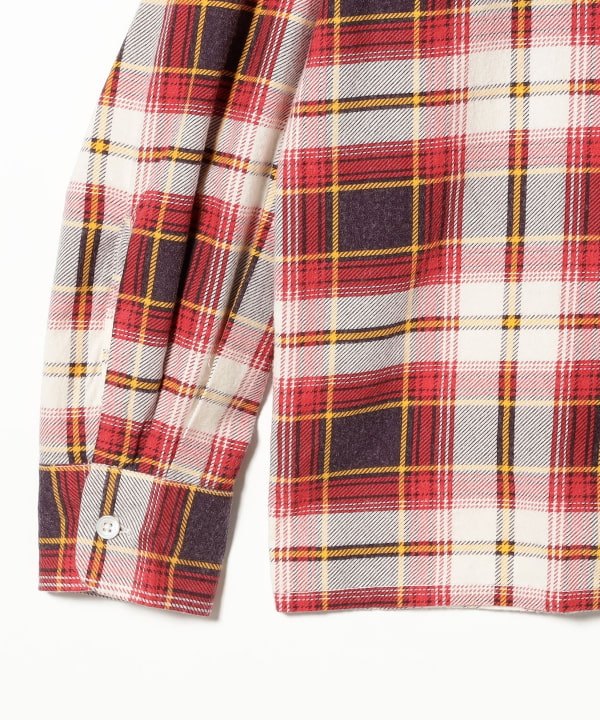 NEEDLES / One-Up Shirt - Printed Flannel Plaid