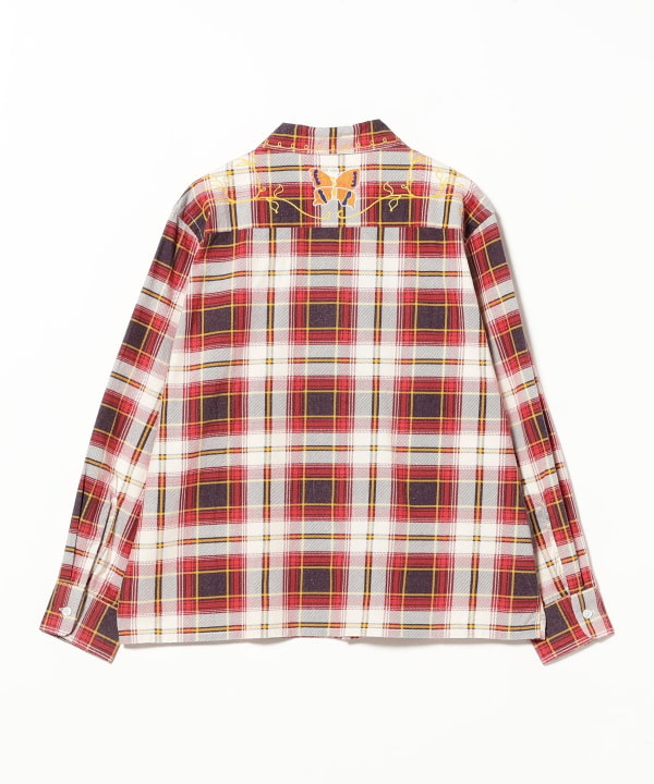 NEEDLES / One-Up Shirt - Printed Flannel Plaid