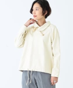 BEAMS BOY / ツイル ロイヤル ネイビータイプ シャツ