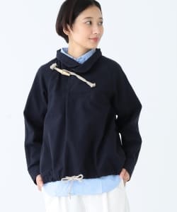 BEAMS BOY / ツイル ロイヤル ネイビータイプ シャツ