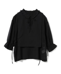 BEAMS BOY / ビブ デタッチ プルオーバー 5分袖