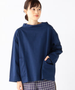 BEAMS BOY / コットンツイル バスクシャツ