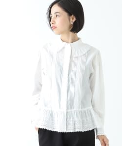 BEAMS BOY / コットンローン ピンタック ブラウス