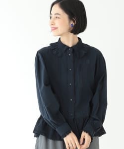 BEAMS BOY / コットンローン ピンタック ブラウス