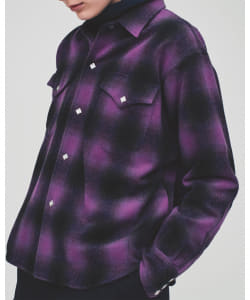 Sanca × BEAMS BOY / 別注 チェック カウボーイ シャツ