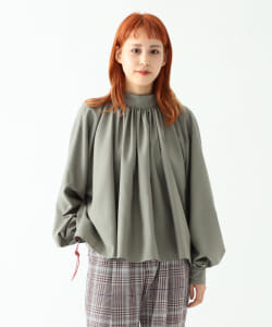 ＜WOMEN＞BEAMS JAPAN / ギャザー スモック