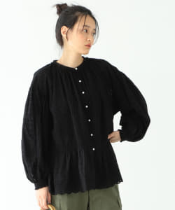 BEAMS BOY / カットワーク ロングスリーブ スモック