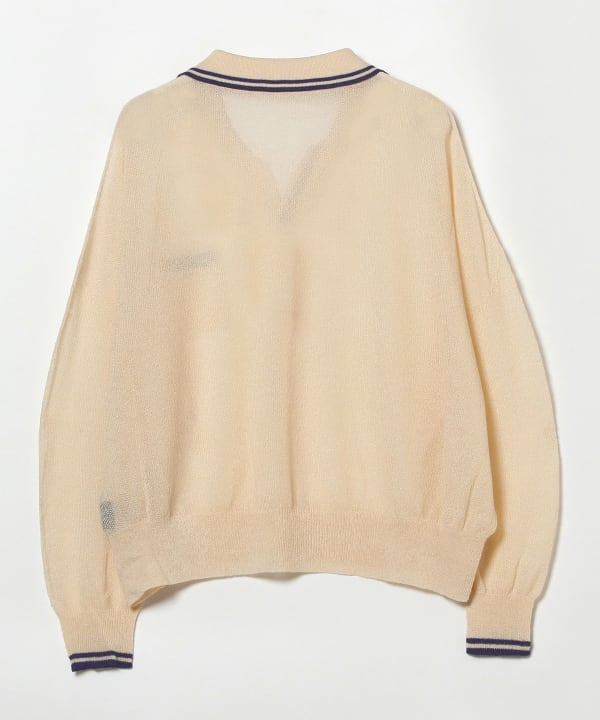 BEAMS BOY（ビームス ボーイ）maturely / Sheer Knit Polo Shirt 