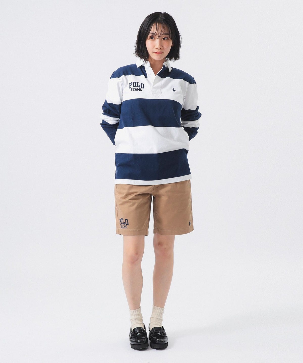 BEAMS BOY（ビームス ボーイ）【別注】POLO RALPH LAUREN / LS RUGBY
