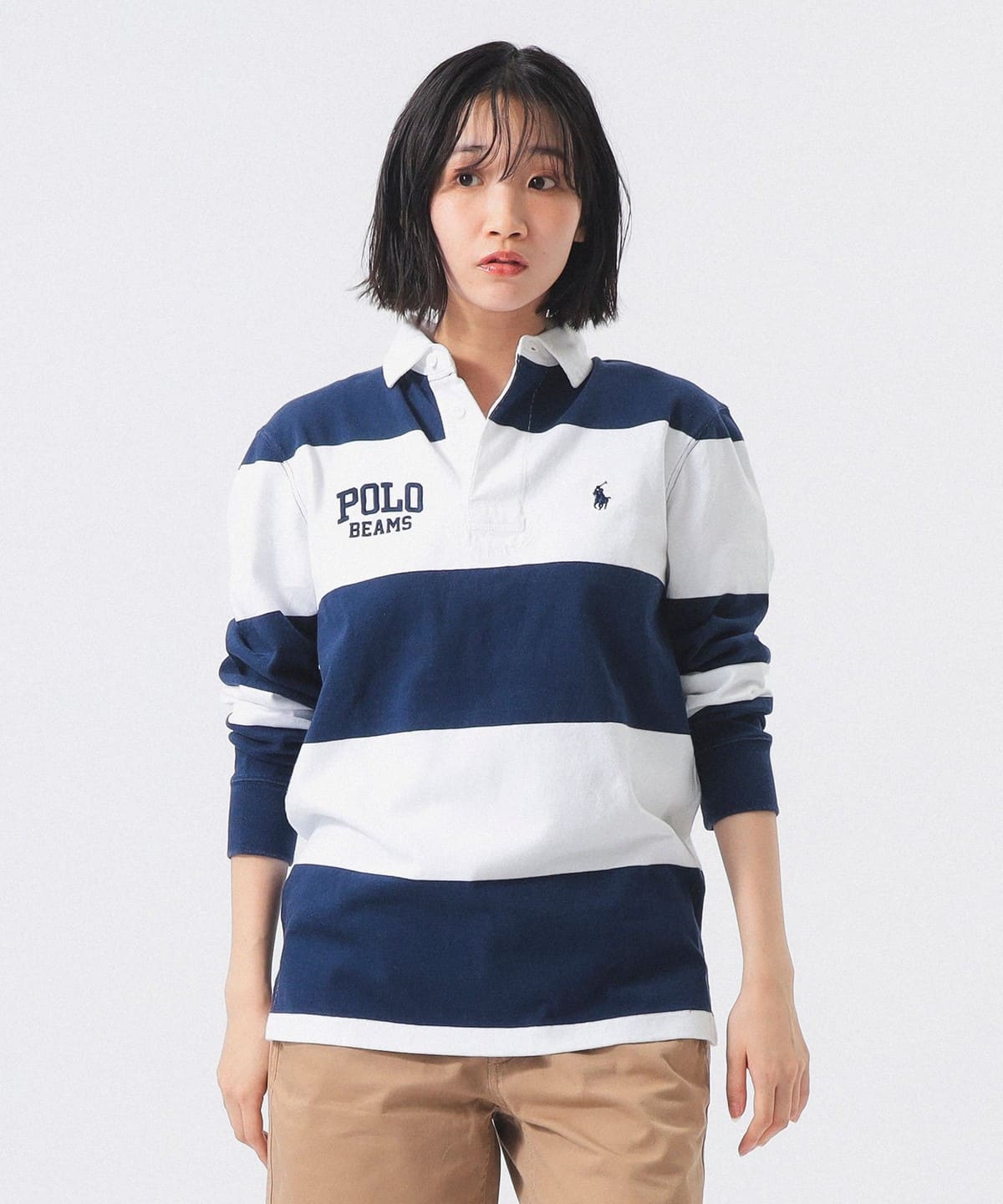 BEAMS BOY（ビームス ボーイ）【別注】POLO RALPH LAUREN / LS RUGBY