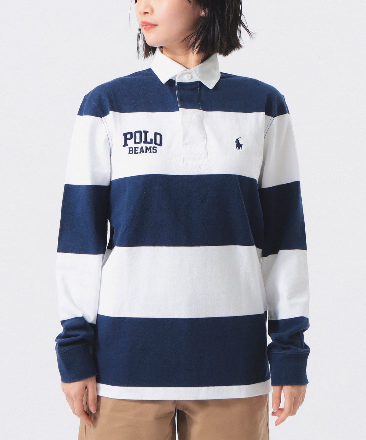 POLO RALPH LAUREN for BEAMS別注　ラグビーシャツ　S BEAMS BOY（ビームス ボーイ）【別注】POLO RALPH LAUREN / LS RUGBY