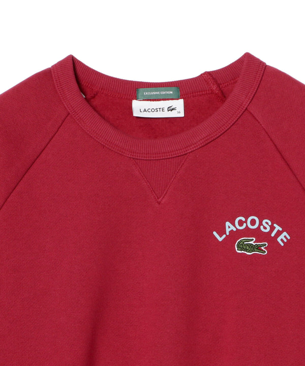 完売品】LACOSTE×BEAMS カレッジロゴスウェット - スウェット