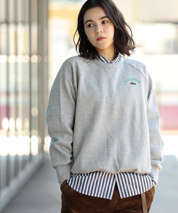 LACOSTE × BEAMS BOY 別注 ポロ スウェット トレーナー - トレーナー