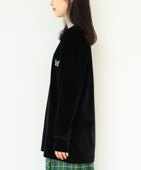 Neddles×BEAMSBOY/別注Velour Crew新品-