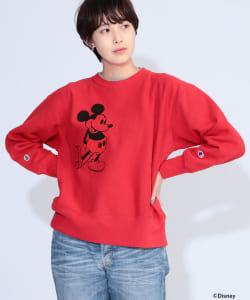 〈WOMEN〉Champion × BEAMS BOY / ミッキーマウス / リバースウィーブ(R) スペシャル スウェット