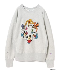 ＜MEN＞Champion / 別注 リバースウィーブ クルーネック スウェット Disney（ディズニー）