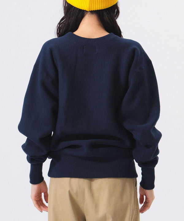 BEAMS BOY BEAMS BOY Champion Logo Reverse Weave(R) Crew Neck