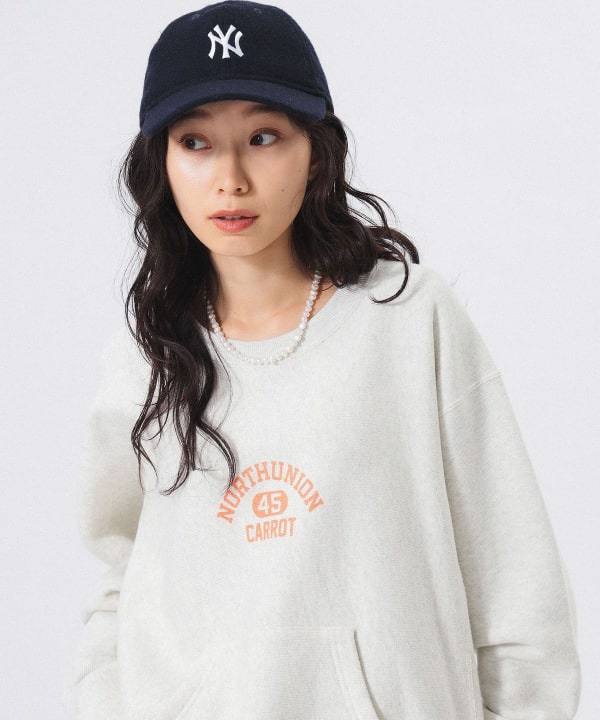 BEAMS BOY（ビームス ボーイ）【別注】Champion / ロゴリバースウィーブ(R) クルーネック スウェット 24AW（トップス  スウェット）通販｜BEAMS