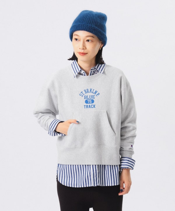 BEAMS BOY（ビームス ボーイ）【別注】Champion / ロゴリバースウィーブ(R) クルーネック スウェット 24AW（トップス  スウェット）通販｜BEAMS