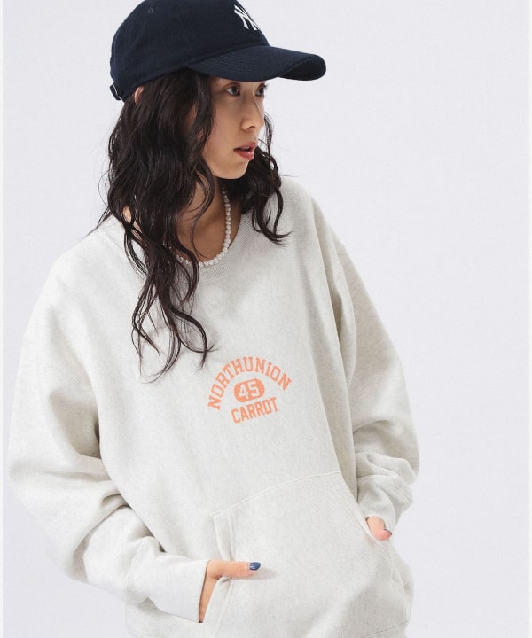 BEAMS BOY（ビームス ボーイ）【別注】Champion / ロゴリバースウィーブ(R) クルーネック スウェット 24AW（トップス  スウェット）通販｜BEAMS