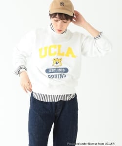 GOOD ROCK SPEED × BEAMS BOY / カレッジクルー ロングスリーブ キャラクタースウェット