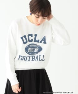 GOOD ROCK SPEED × BEAMS BOY / カレッジクルー ロングスリーブ ロゴスウェット