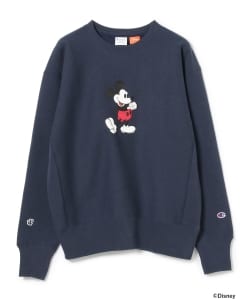 ＜MEN＞Champion × BEAMS BOY / ミッキーマウス リバースウィーブ スペシャル スウェット Disney（ディズニー）